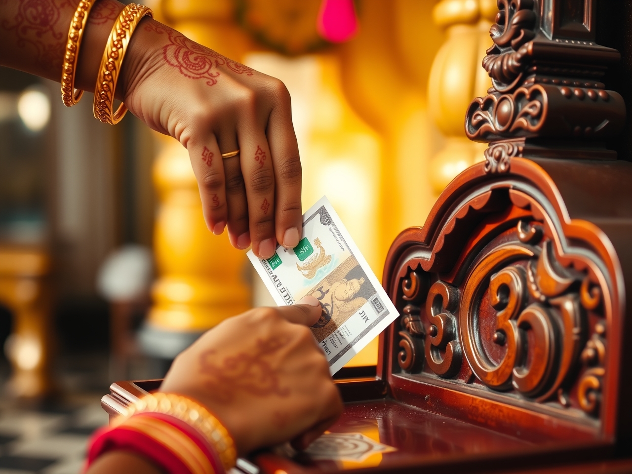 Flux_Schnell_A_closeup_shot_of_a_gentle_Indian_hand_with_intri_1