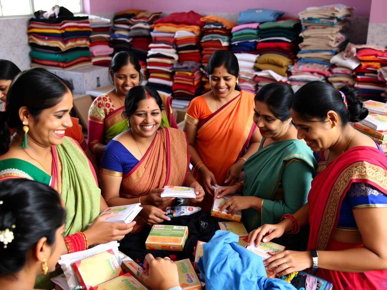 Flux_Schnell_A_group_of_Indian_women_from_a_local_community_wi_3