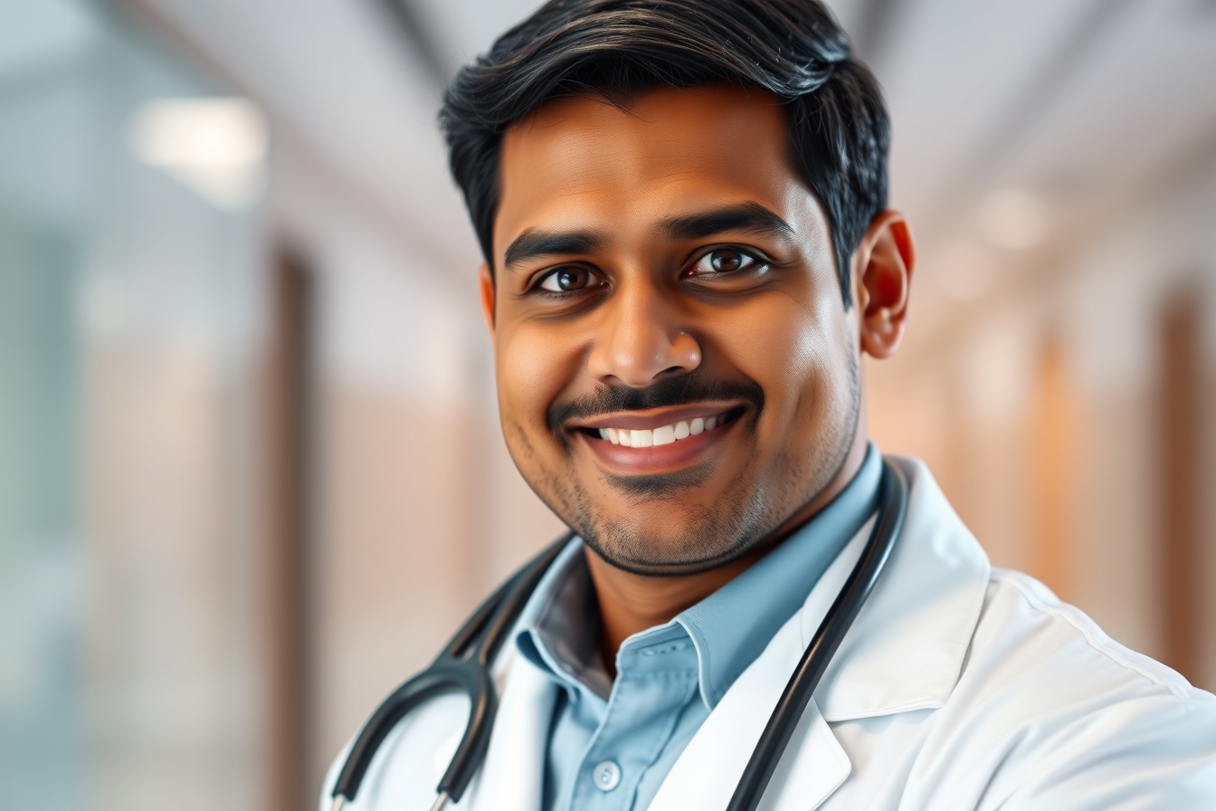Flux_Schnell_A_professional_Indian_male_doctor_with_a_gentle_s_3